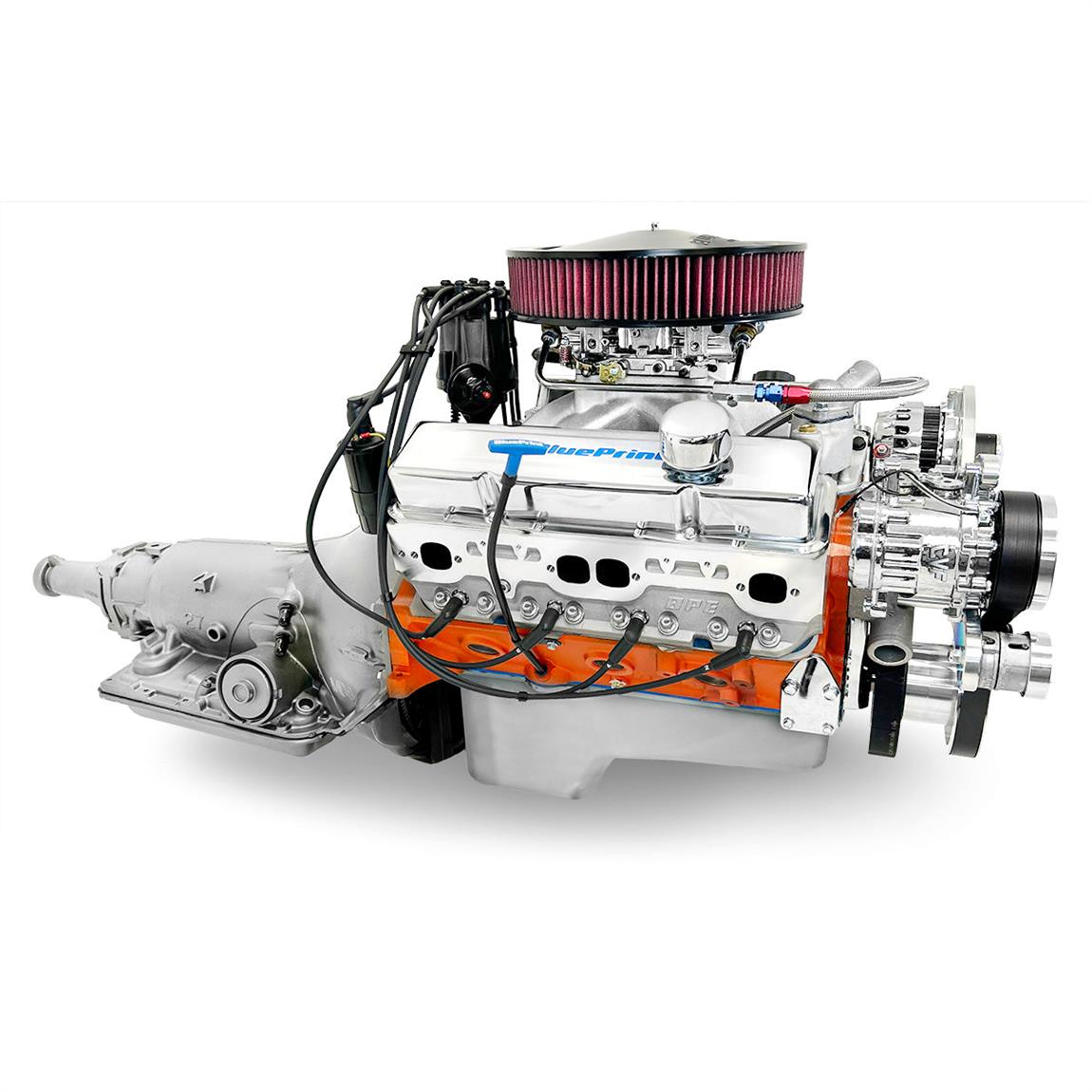 BluePrint Engines B427K700 SBC 427 with 700R4, Carbureted, Pol. - Image 4
