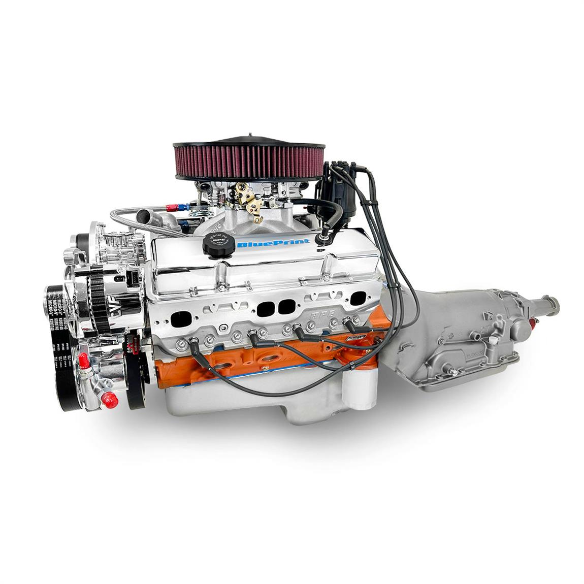 BluePrint Engines B427K700 SBC 427 with 700R4, Carbureted, Pol. - Image 3